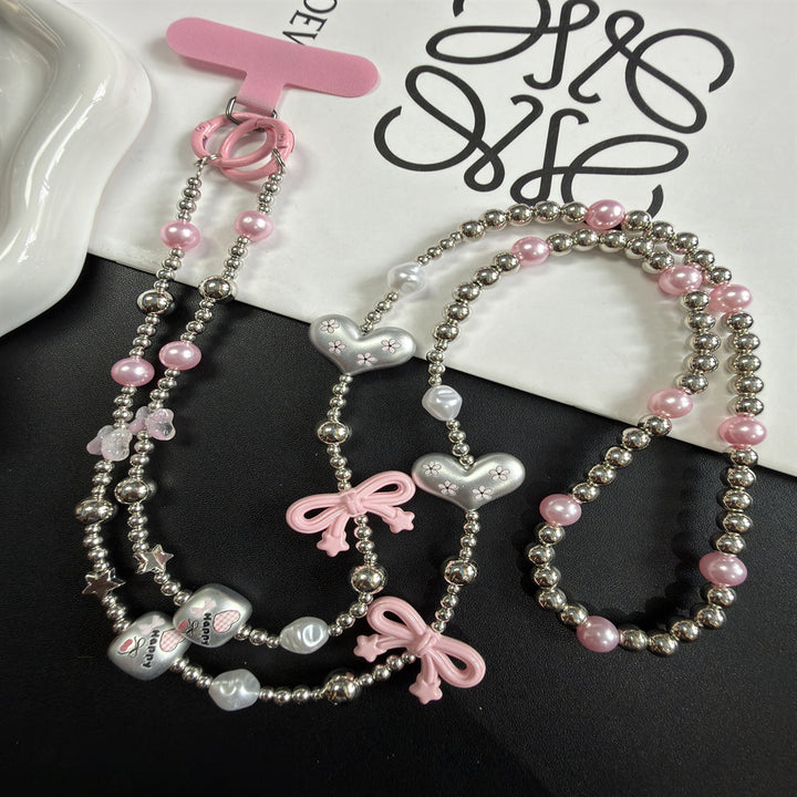 Multi-Strand Beaded Necklace with Charms Stornfield