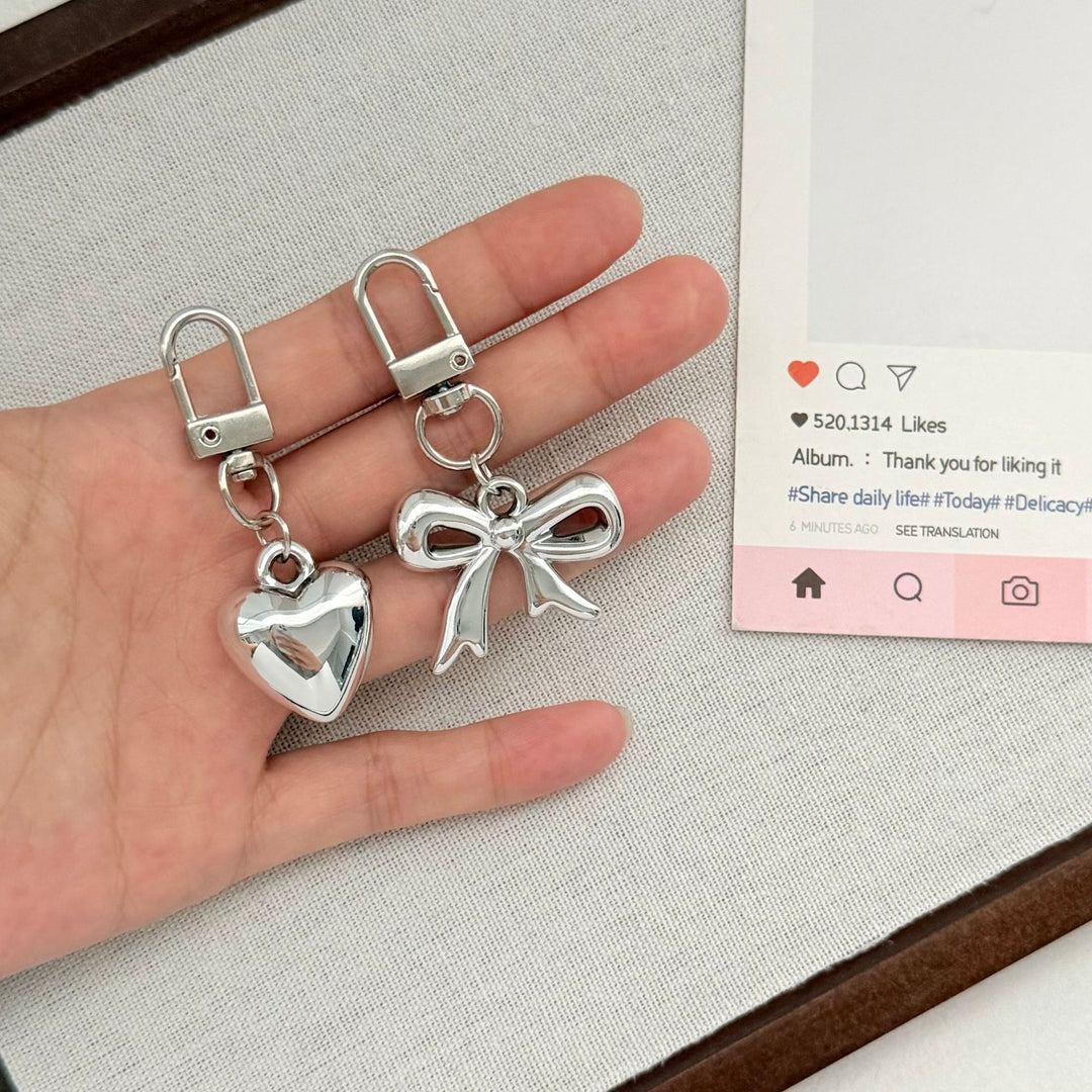 Heart-Shaped Clip-On Keychain Stornfield