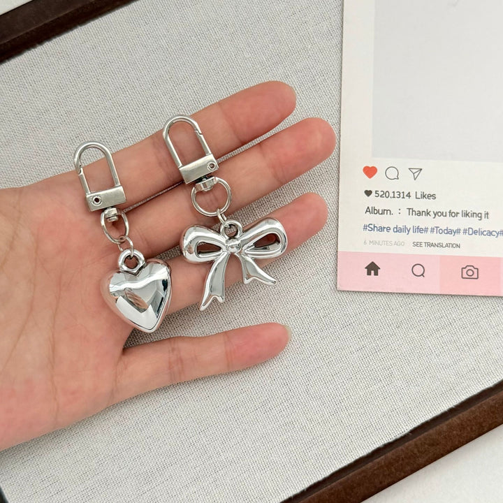Heart-Shaped Clip-On Keychain Stornfield