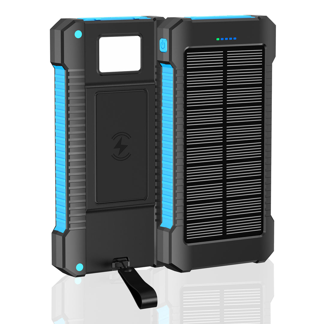Solar Powerbank with Integrated LED Light and Compass Stornfield