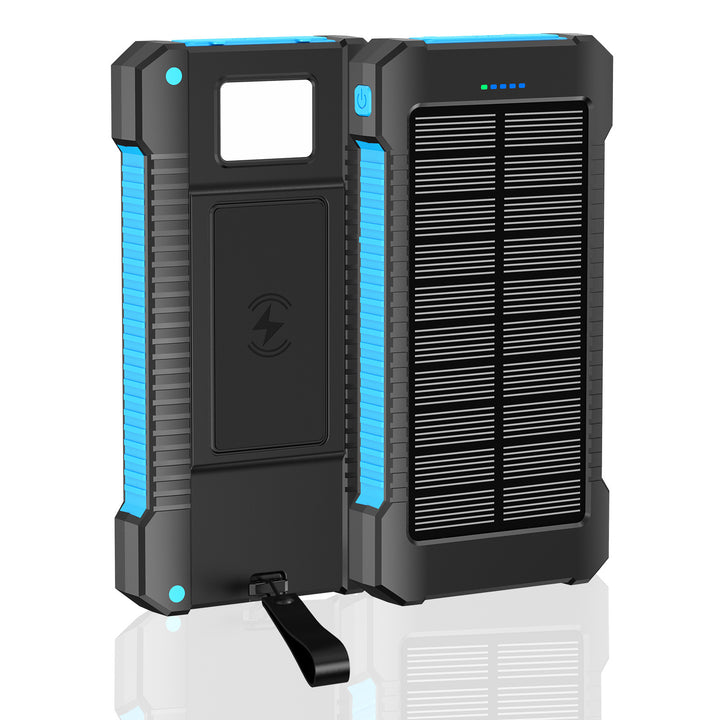 Solar Powerbank with Integrated LED Light and Compass Stornfield