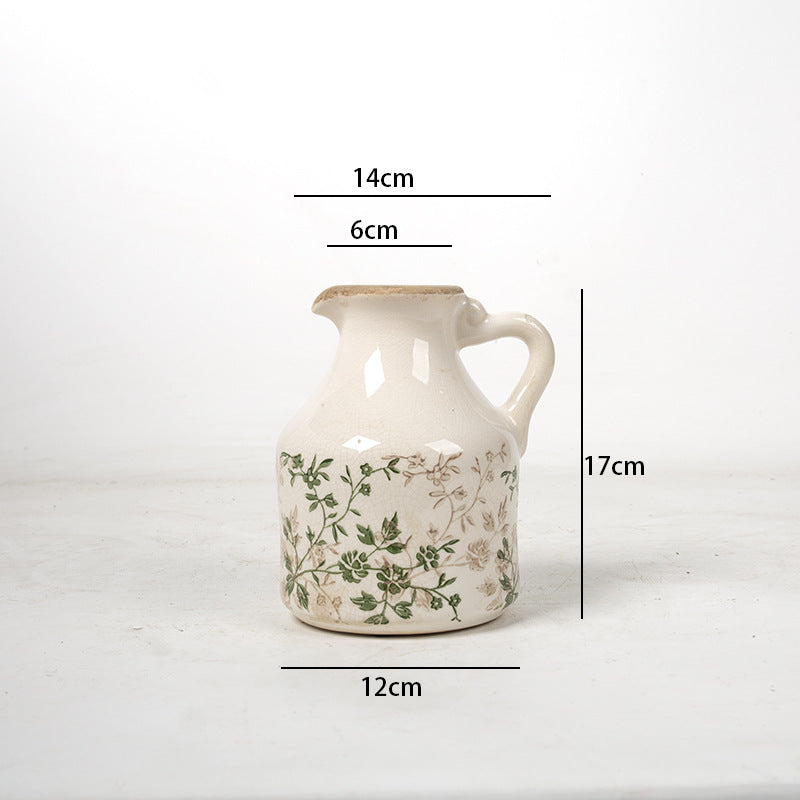 Floral Ceramic Jug Stornfield