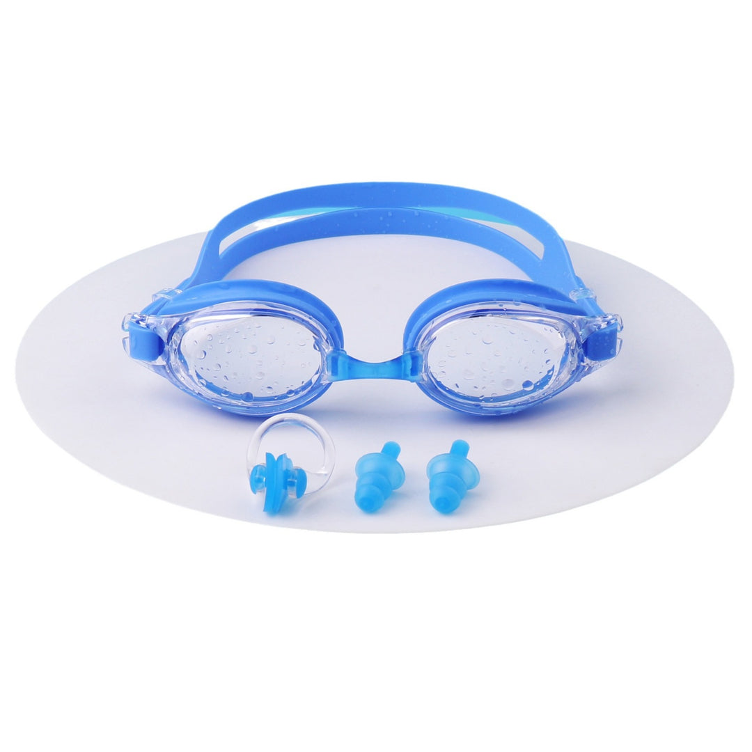 Swimming goggles with integrated ear protection and anti-fog Stornfield