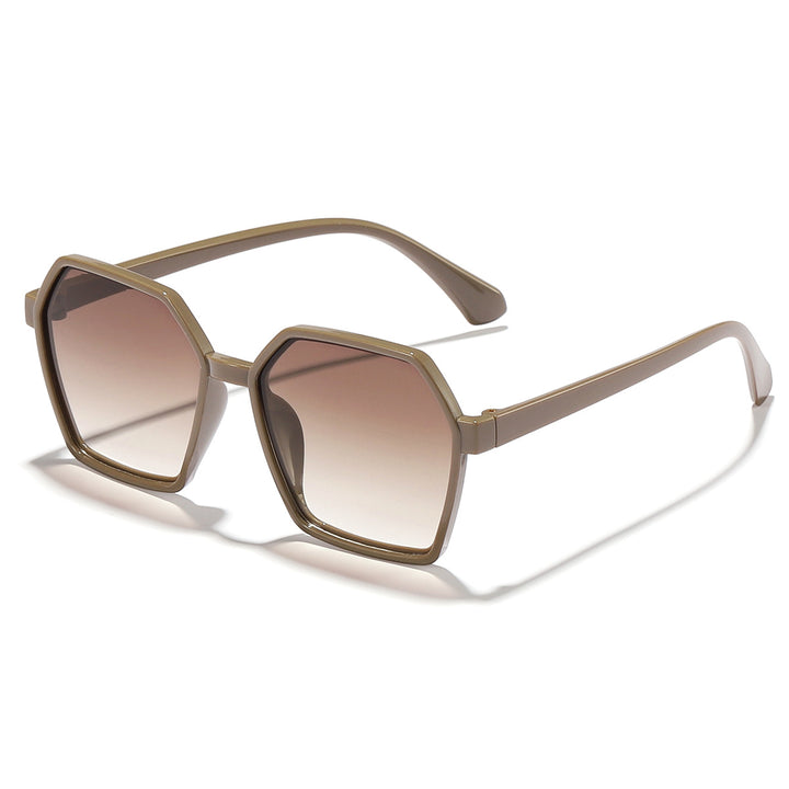 Women elegant sunglasses in modern hexagon design Stornfield