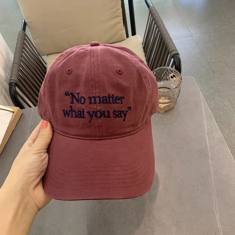 Women's Embroidered Motivational Phrase Baseball Cap Stornfield