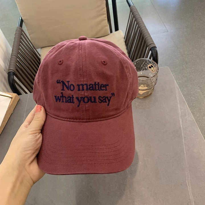 Women's Embroidered Motivational Phrase Baseball Cap Stornfield