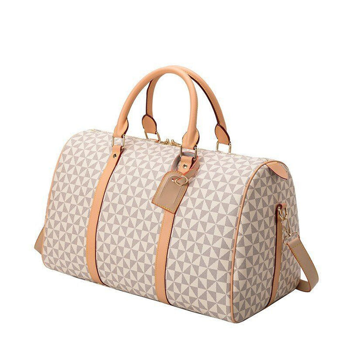 Spacious travel bag with stylish geometric design Stornfield