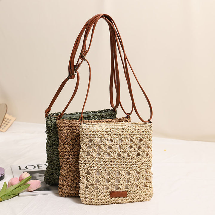 Hand-knotted shoulder bag in elegant design Stornfield