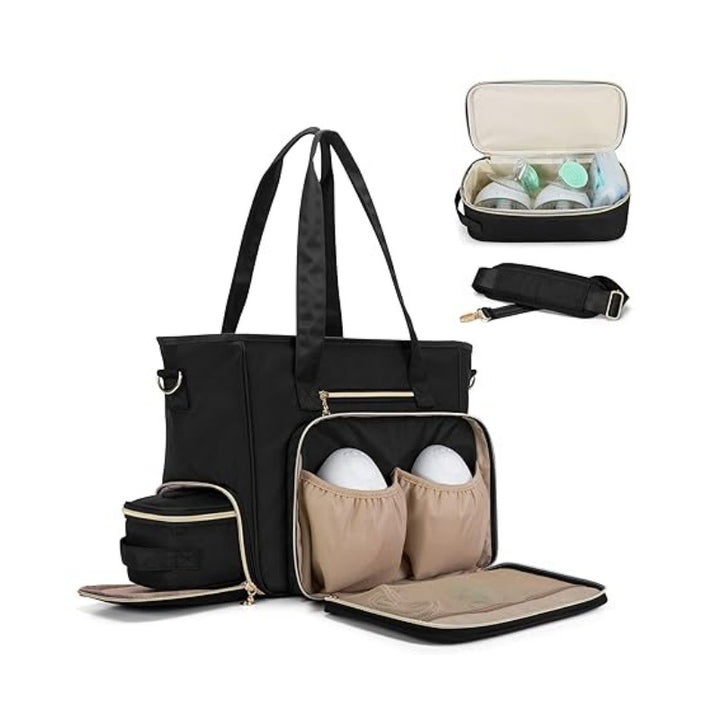 Multifunctional diaper bag with insulated compartments Stornfield