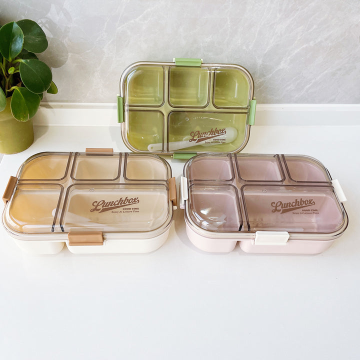 Multi-Compartment Food Storage Bento Container