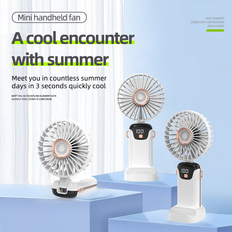Unisex Portable Digital Handheld Mist Fan Stornfield