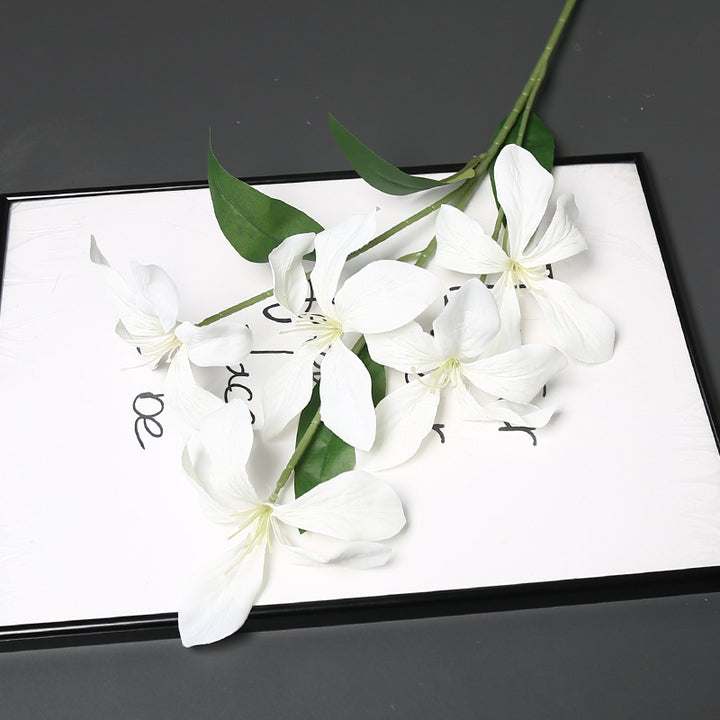 Elegant Faux Orchid Floral Stems