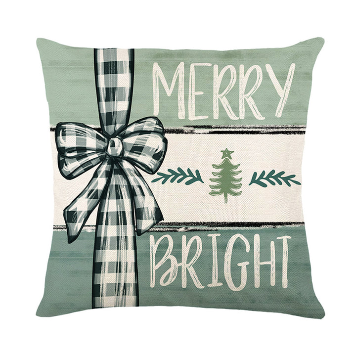 Decorative Winter Pine Forest Throw Pillow Cover