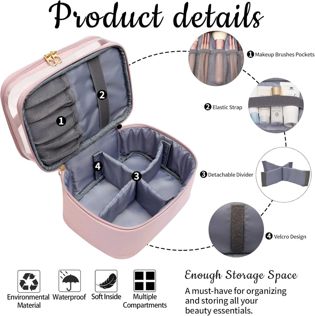 Cosmetic Organizer with Double Compartment Stornfield