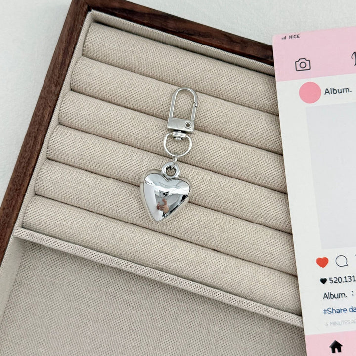 Heart-Shaped Clip-On Keychain Stornfield