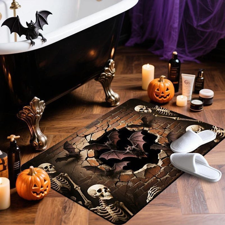 Spooky Horror-Themed Bath Mat