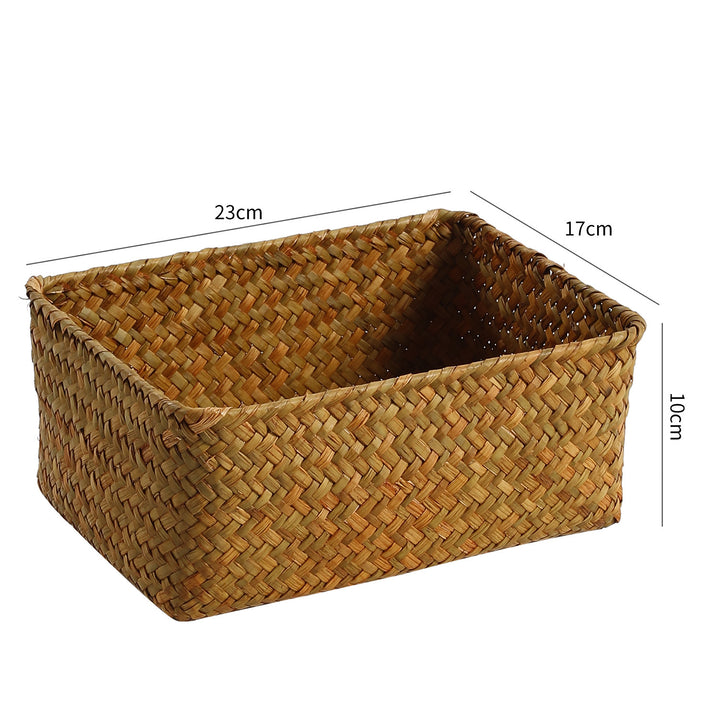 Unisex storage basket made of natural woven Stornfield
