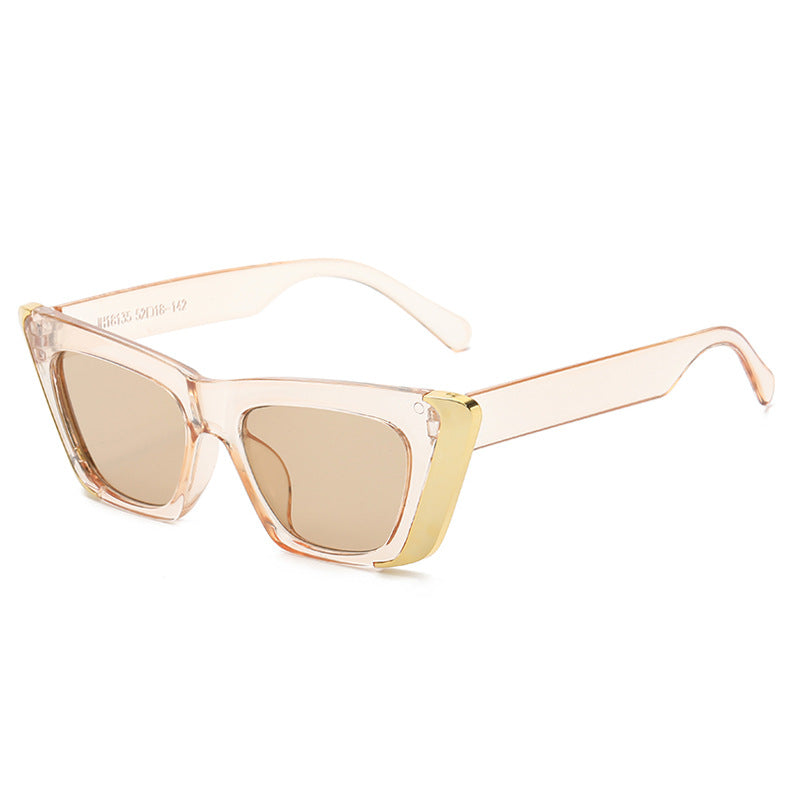 Women's fashionable sunglasses with square frame and luxurious inner lining Stornfield