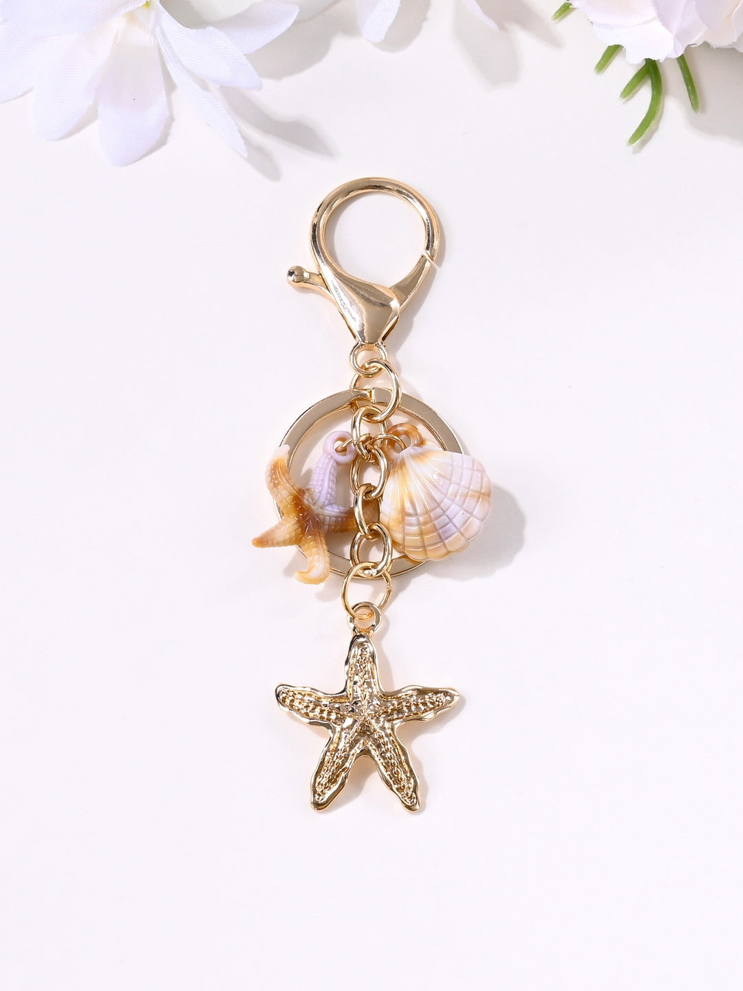 Keychain with Maritime Star Motif Stornfield