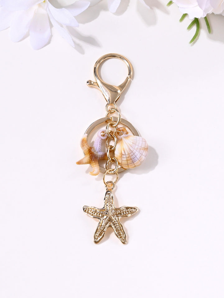 Keychain with Maritime Star Motif Stornfield
