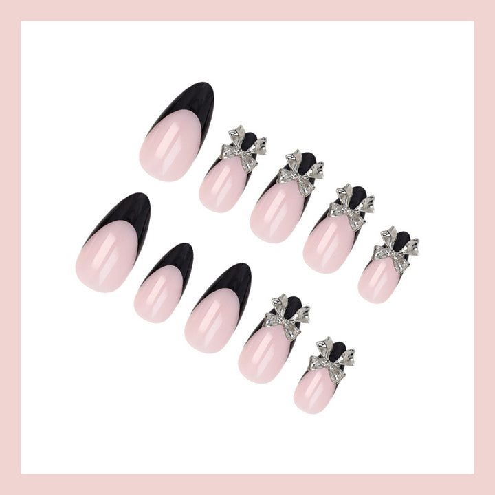 Nail art set with elegant tips and artistic embellishments Stornfield