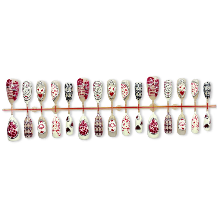 Artistic Fantasy-Themed Press-On Nail Set