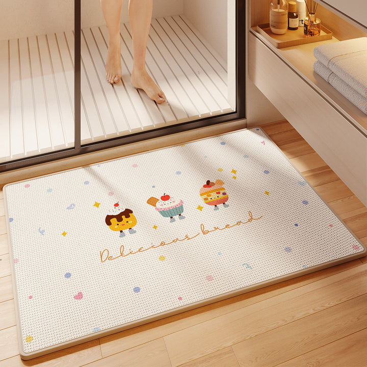 Fun-Themed Absorbent Bath Mat