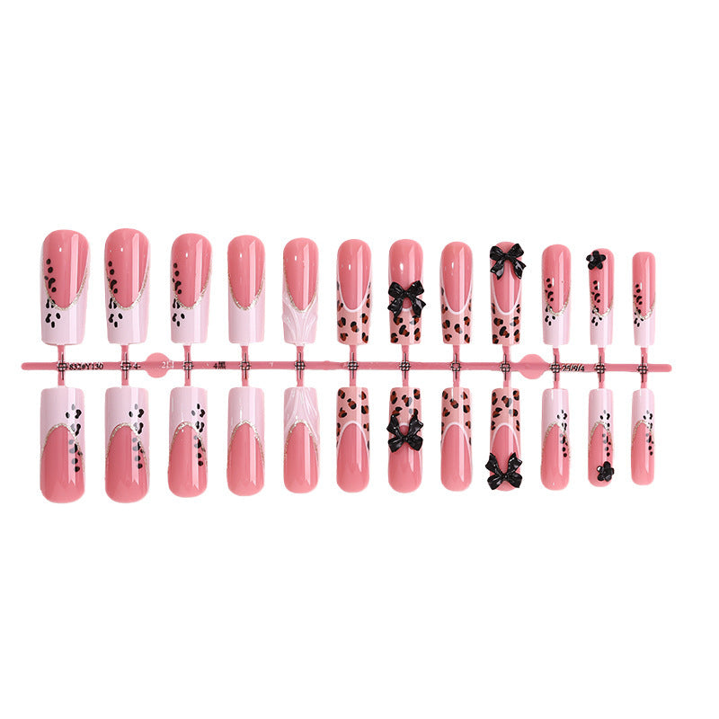Nail art set with creative bows and animal designs Stornfield