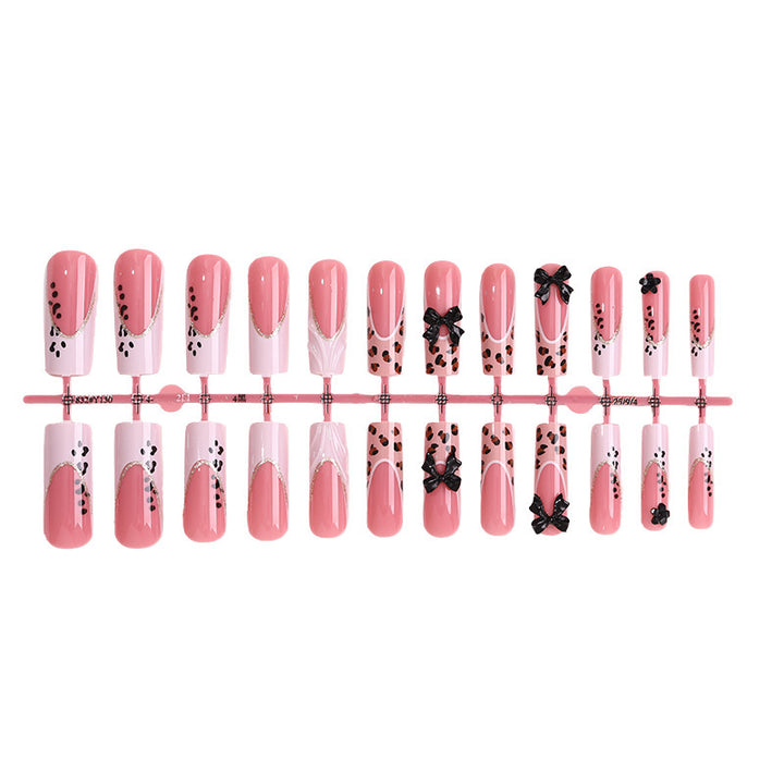 Nail art set with creative bows and animal designs Stornfield