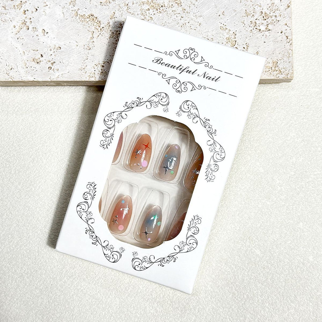 Decorative Press-On Nail Art Set Stornfield