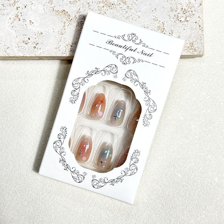 Decorative Press-On Nail Art Set Stornfield