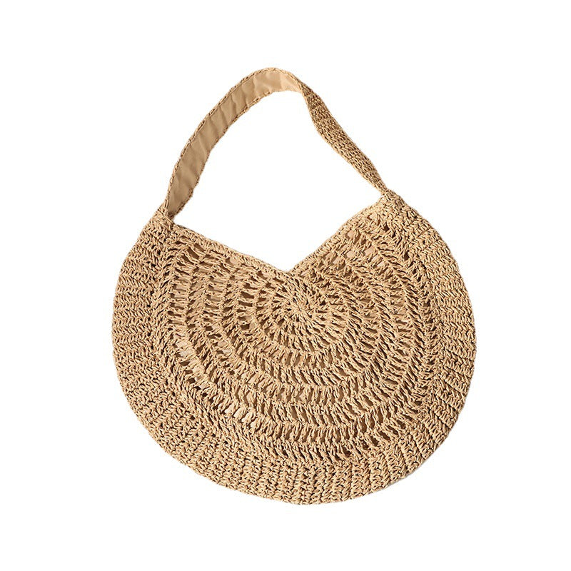 Crocheted Beach Bag in Artistic Spiral Design Stornfield