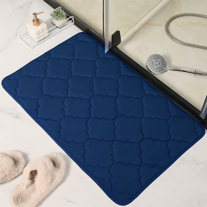 Quilted Plush Shower Mat