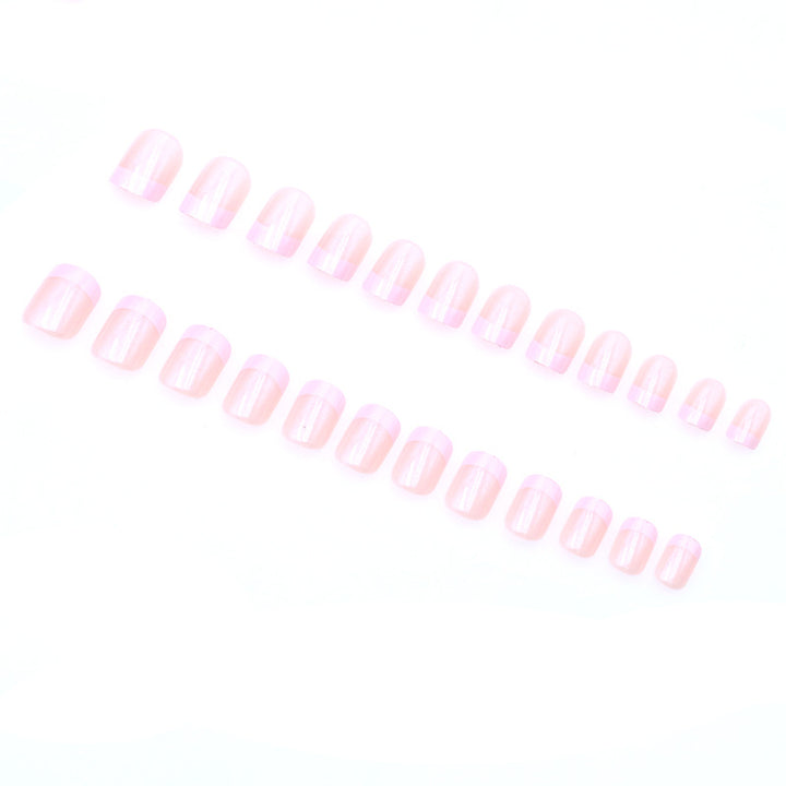 Elegant French Tip Gel Nail Art Stornfield