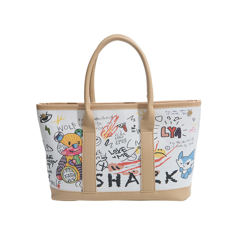 WoPlayful Illustrated Canvas Tote Bag Stornfield