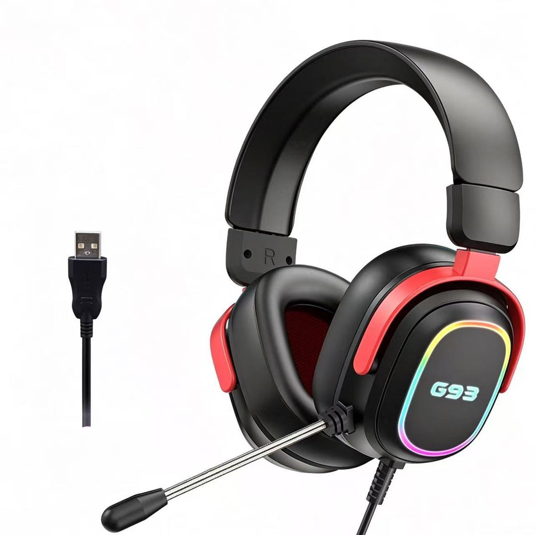 Gaming headset with RGB backlighting and comfortable padding Stornfield