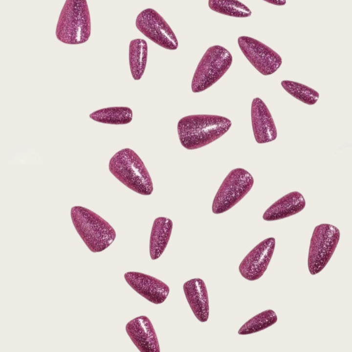 Glittering Stiletto Press-On Nail Tips Stornfield