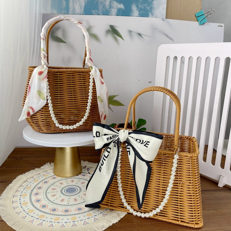 Women Diamond-shaped Handheld Basket Stornfield