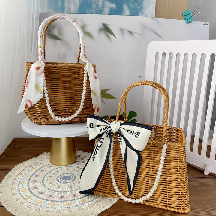 Women Diamond-shaped Handheld Basket Stornfield