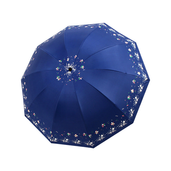 Women's Foldable Umbrella with Floral Patterns Stornfield