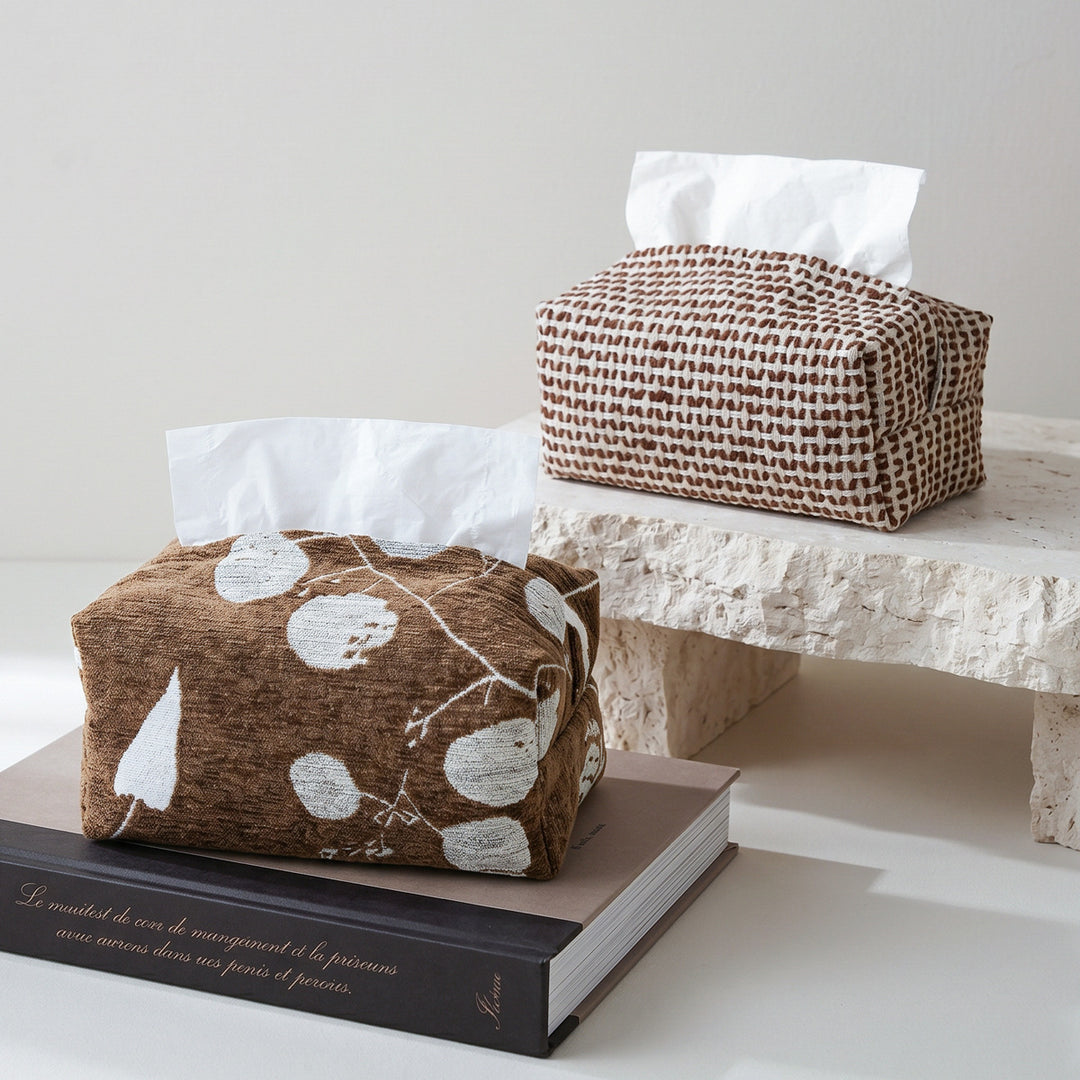 Decorative tissue box cover