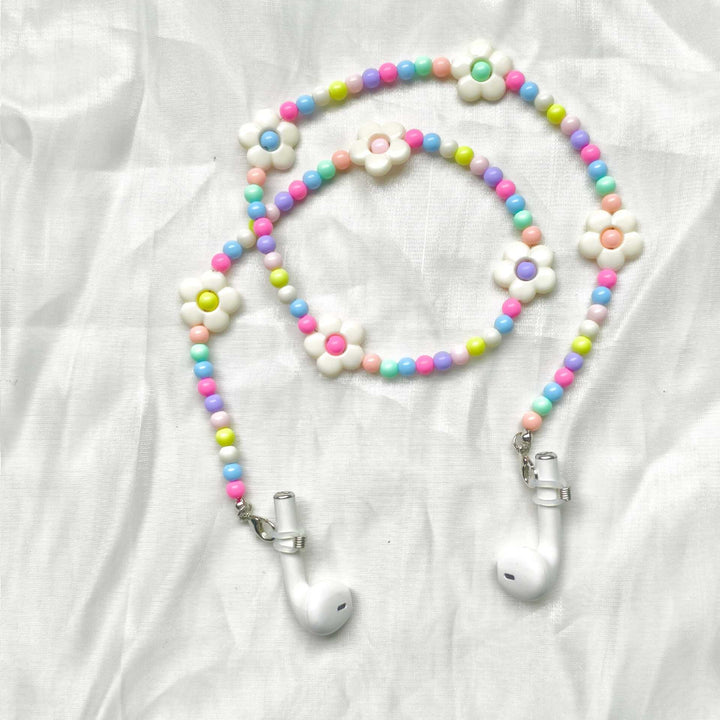Playful glasses holder chain with floral patterns Stornfield