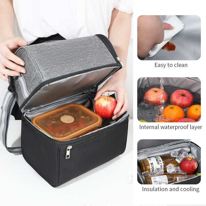 Insulated Multi-Compartment Lunch Carrier Stornfield