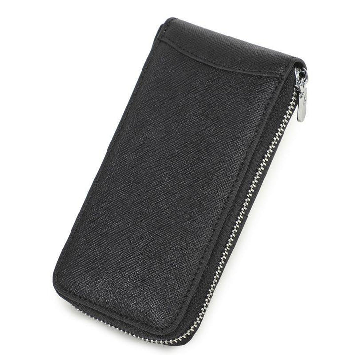Zippered Leather Phone Pouch Stornfield
