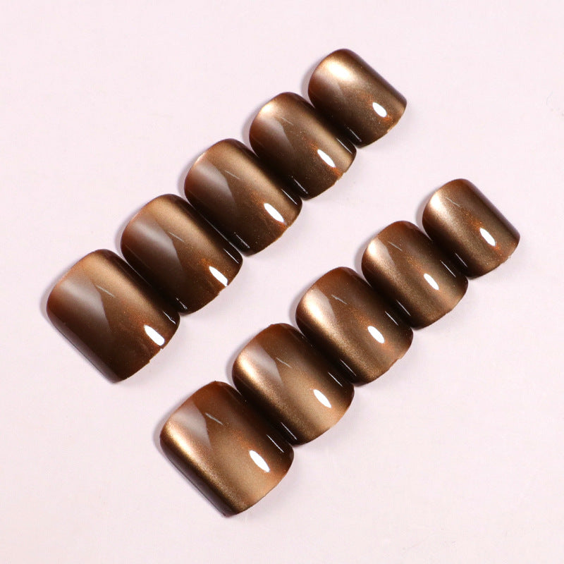 Glossy Long-Lasting Press-On Nail Set Stornfield