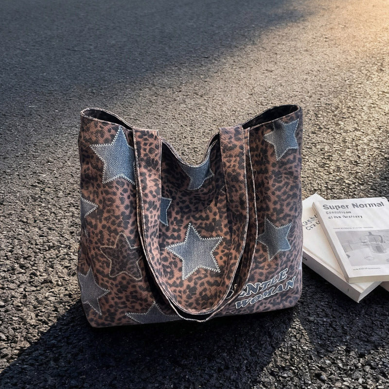 Chic Denim Patchrk Tote Bag Stornfield