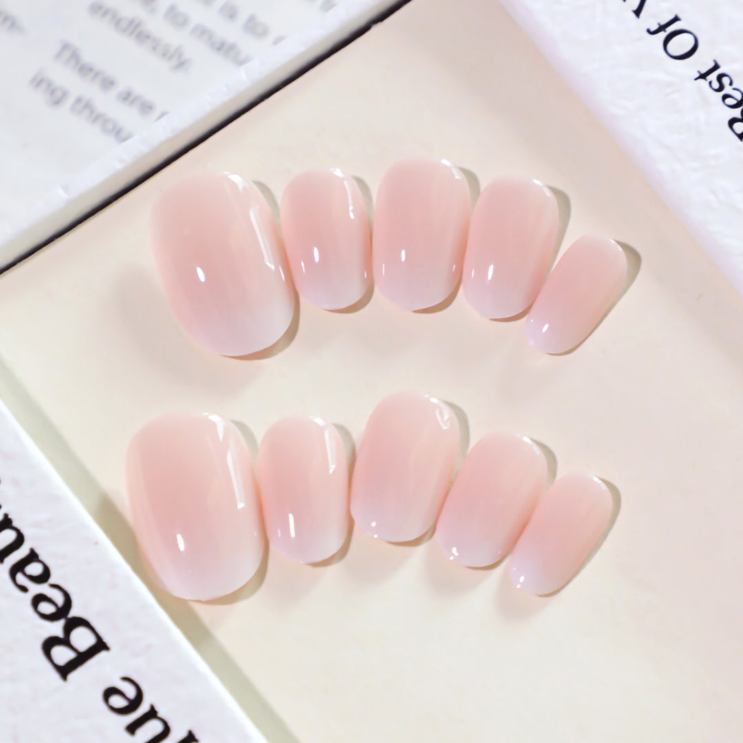 Elegant Gel Nail Extensions in Modern French Tip Design Stornfield