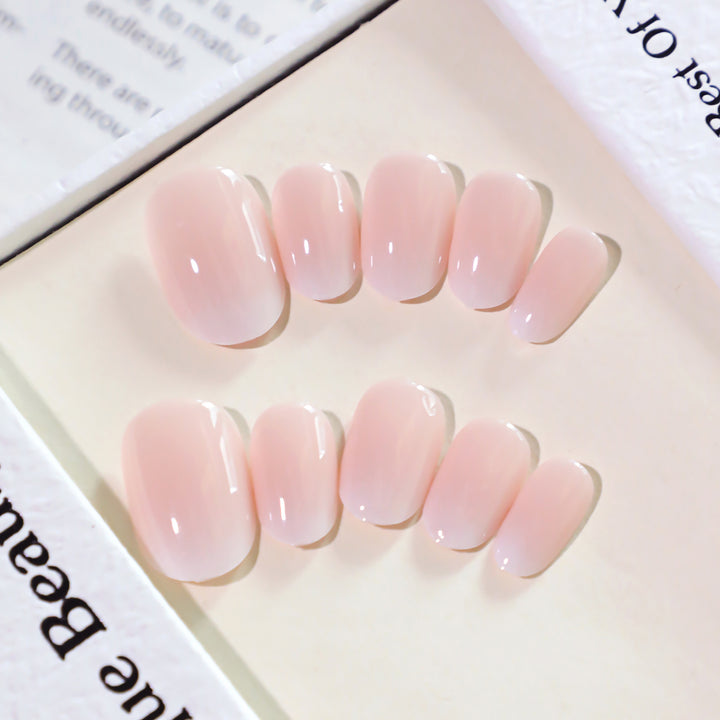 Elegant Gel Nail Extensions in Modern French Tip Design Stornfield