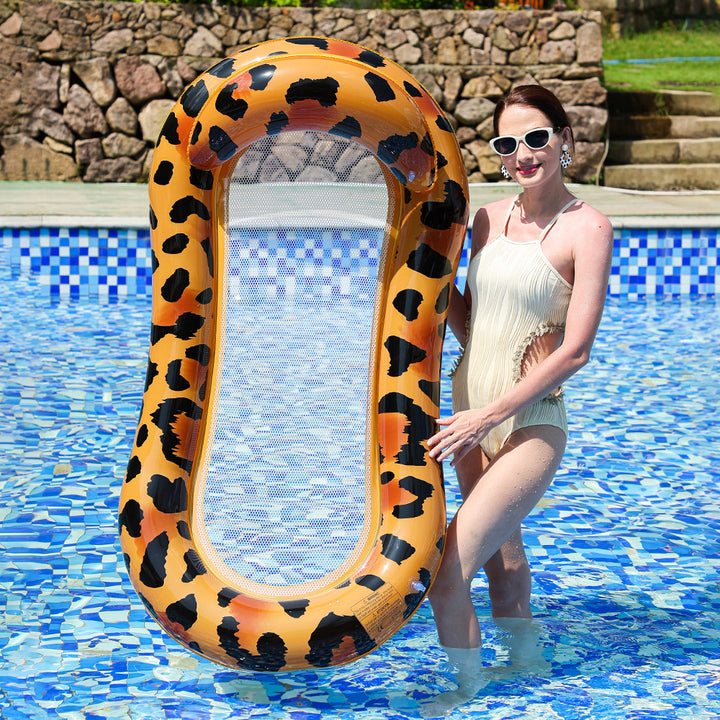 Women Inflatable Luxury Swimming Island with Sun Protection Stornfield