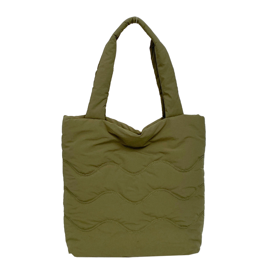 Padded shoulder bag with wave design Stornfield